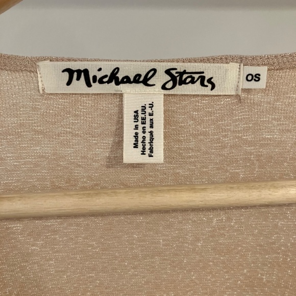 New Without Tag Anthropologie Michael Stars Beige Tops Made In USA - Picture 3 of 5